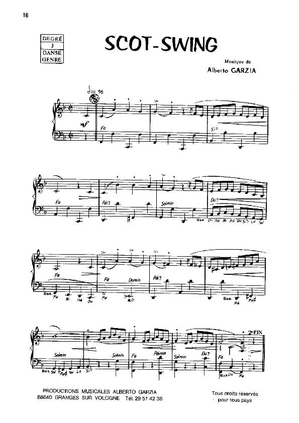 télécharger la partition d'accordéon Scot Swing au format PDF