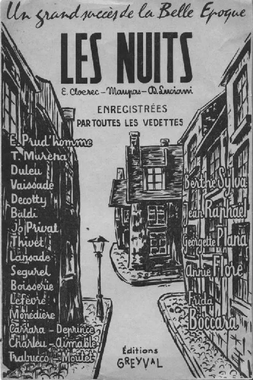 télécharger la partition d'accordéon Les Nuits (Arrangement : Henri Rawson) (Valse) au format PDF