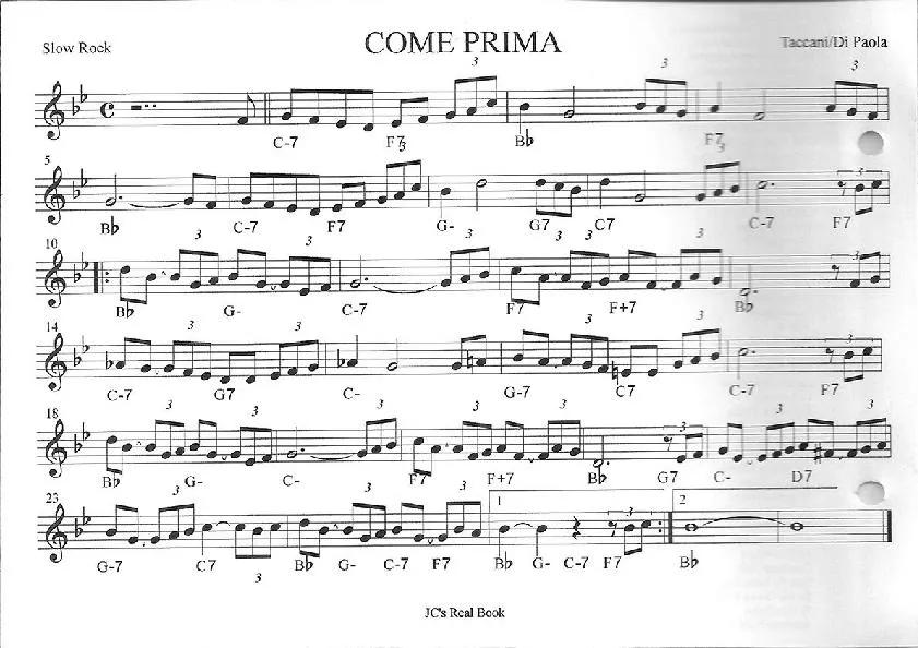 télécharger la partition d'accordéon Come Prima (Tu me donnes) (Slov Rock) (Chant : Dalida / Marino Marini) au format PDF