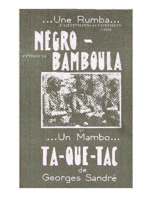 télécharger la partition d'accordéon Ta que Tac (Orchestration Complète) (Mambo) au format PDF