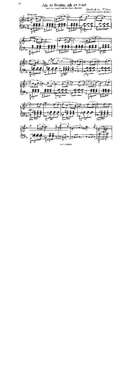 télécharger la partition d'accordéon Ach so fromm Ach so traut (Arrangement : Lothar Lechner) (Slow) au format PDF