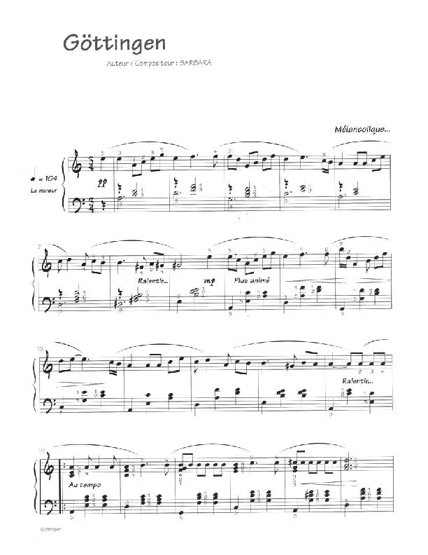 télécharger la partition d'accordéon Göttingen (Valse) au format PDF