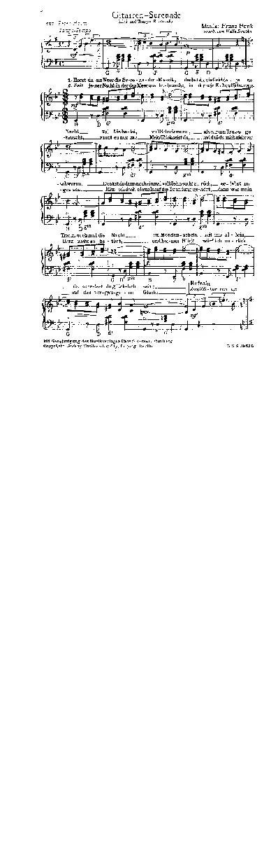 télécharger la partition d'accordéon Gitarren serenade (Arrangement : Willi Draths) (Tango) au format PDF