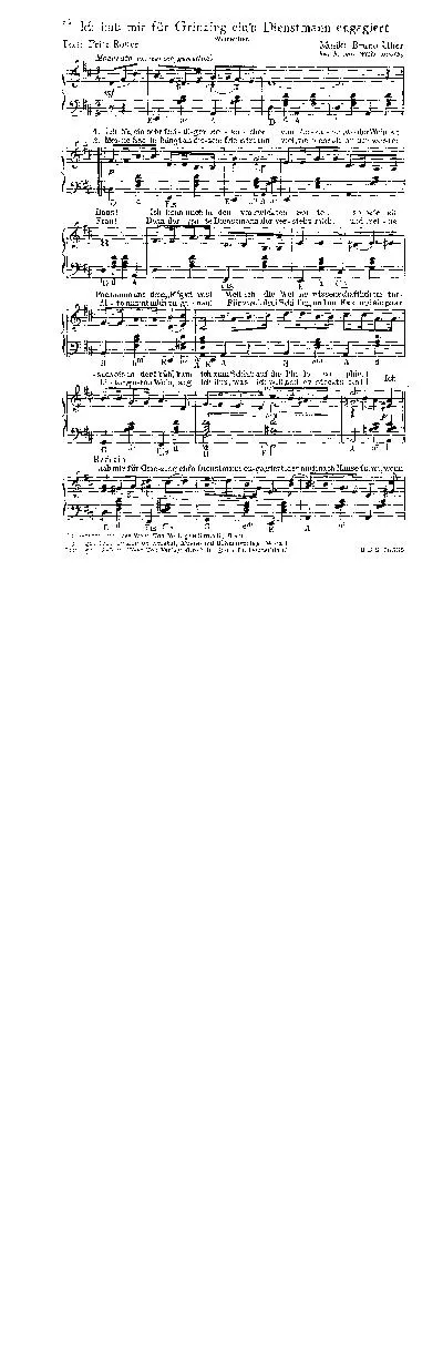 télécharger la partition d'accordéon Ich hab' mir für Grinzing ein'n Dienstmann engagiert (Arrangement : Willi Draths) (Marche) au format PDF
