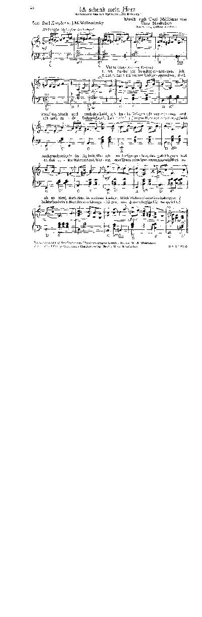 télécharger la partition d'accordéon Ich schenk mein herz (Arrangement : Lothar Lechner) (Valse) au format PDF