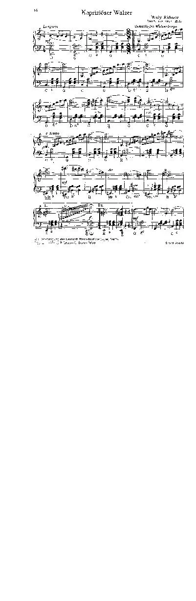 télécharger la partition d'accordéon Kapriziöser Walzer (Arrangement : Curt Mahr) (Valse) au format PDF