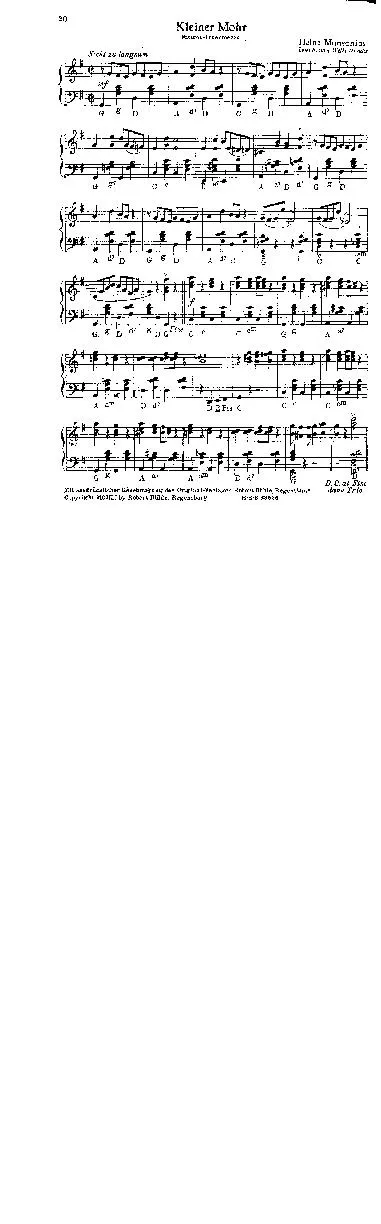 télécharger la partition d'accordéon Kleiner Mohr (Arrangement : Willi Draths) (Fox Trot) au format PDF