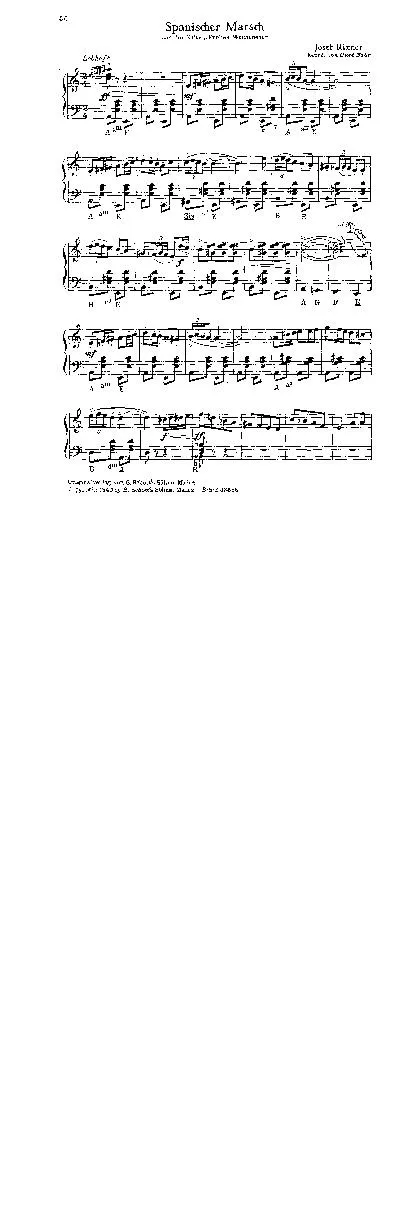 télécharger la partition d'accordéon Spanischer Marsch (Arrangement: Curt Mahr) (Marche) au format PDF