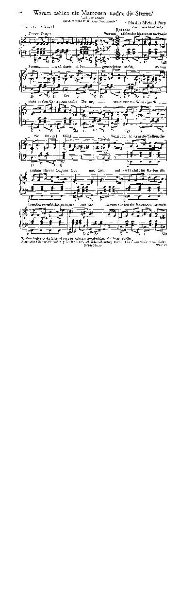 télécharger la partition d'accordéon Warum zählen die Matrosen nachts die Sterne (Arrangement : Curt Mahr) (Tango) au format PDF
