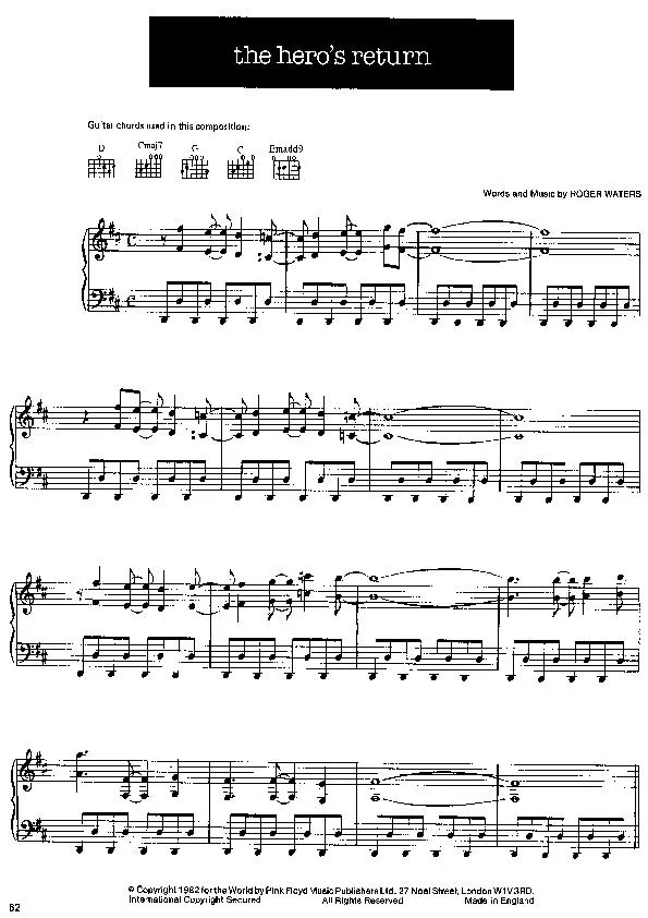 télécharger la partition d'accordéon The Hero's Return au format PDF