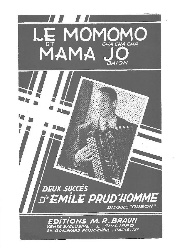 télécharger la partition d'accordéon Mama Jo au format PDF