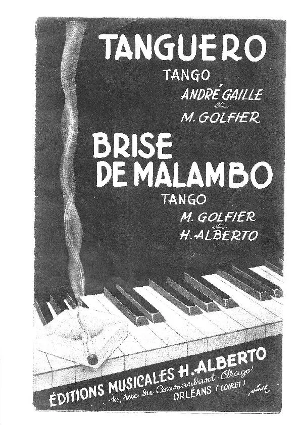 télécharger la partition d'accordéon Tanguéro (Tango Bando) au format PDF