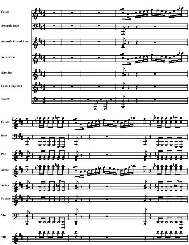 télécharger la partition d'accordéon Bucaro (Orchestration) (Paso Doble) au format PDF