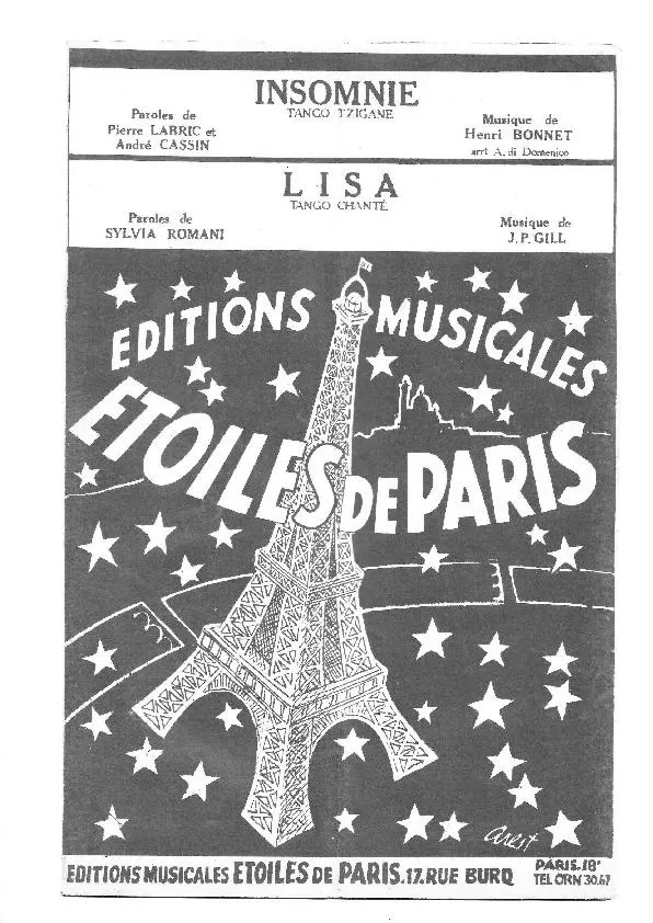 télécharger la partition d'accordéon Lisa (Orchestration) (Tango Chanté) au format PDF