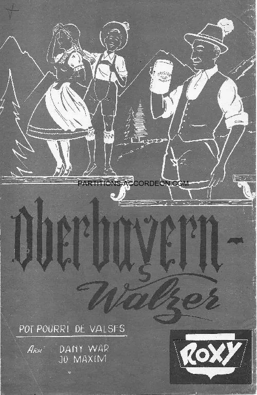 télécharger la partition d'accordéon Oberbayern Walzer (Pot Pourri de Valses) (1ère et 2ième Parties) au format PDF