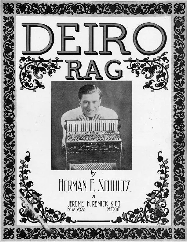 télécharger la partition d'accordéon Deiro Rag (Arrangement : Herman E Schultz) (Piano) au format PDF