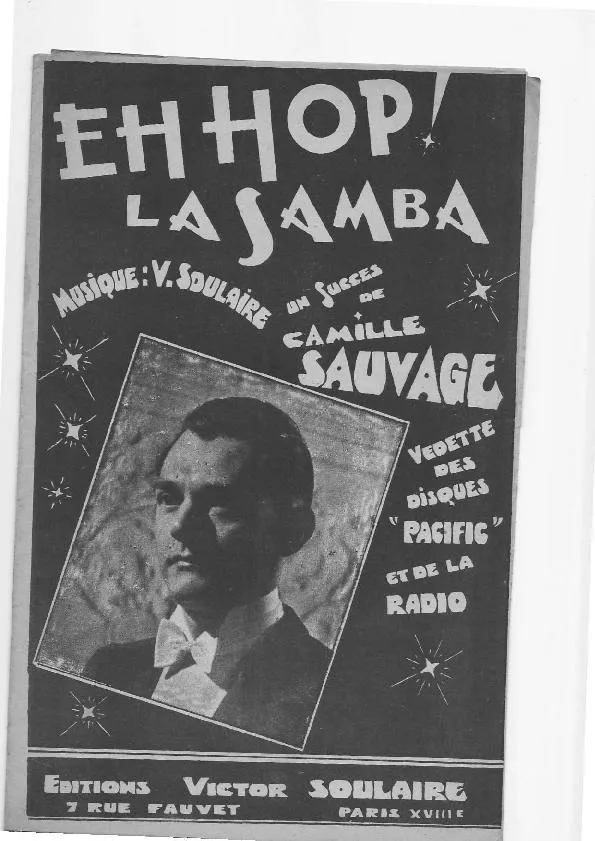 télécharger la partition d'accordéon Eh hop La samba (Chant : Camille Sauvage) (Orchestration) au format PDF