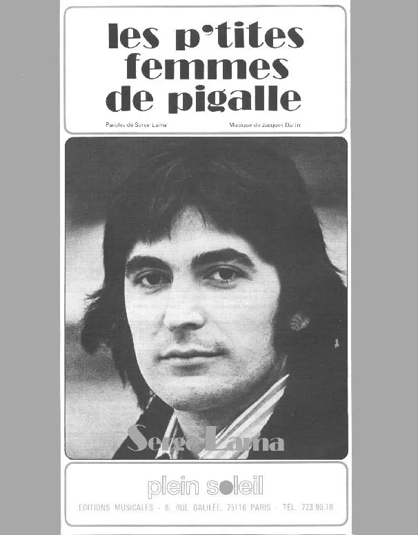 télécharger la partition d'accordéon Les P'tites Femmes de Pigalle au format PDF