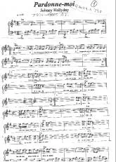 télécharger la partition d'accordéon Pardonne-moi (Chant : Johnny Hallyday) au format PDF