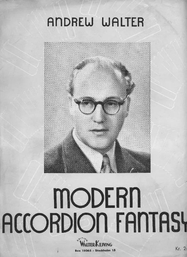 télécharger la partition d'accordéon Andrew Walter : Modern Accordion Fantasy / Fantaisie moderne pour accordéon au format PDF