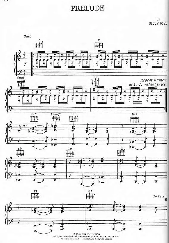 télécharger la partition d'accordéon Prelude au format PDF
