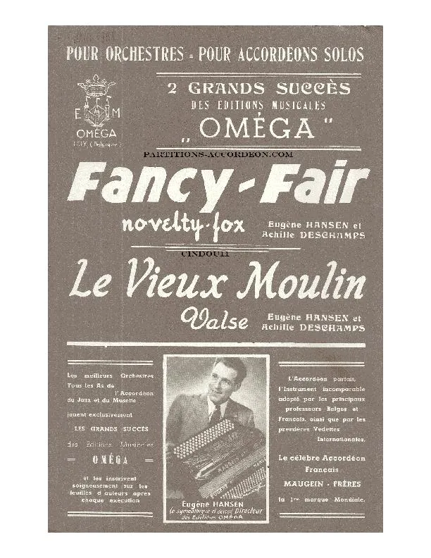 télécharger la partition d'accordéon Fancy Fair (Orchestration Complète) (Novelty Fox) au format PDF