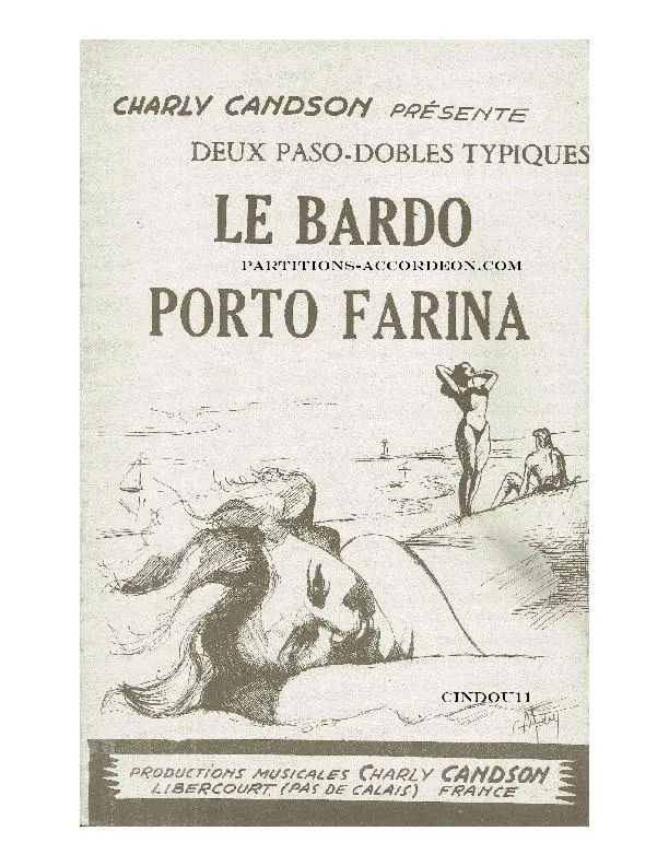 télécharger la partition d'accordéon Le Bardo (Orchestration) (Paso Doble Typique) au format PDF