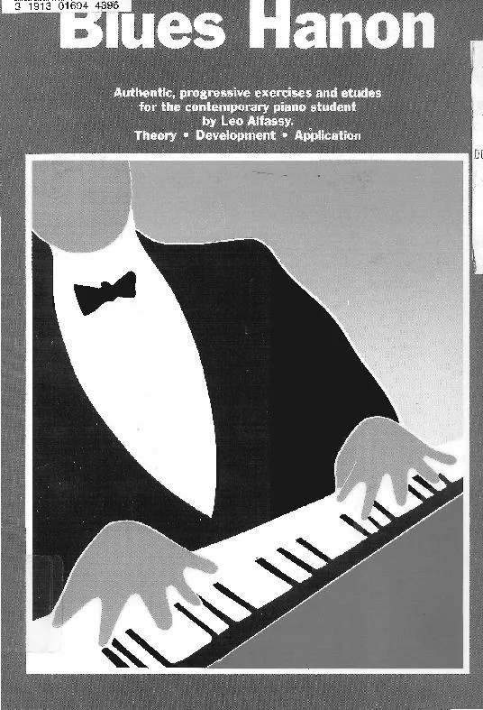 télécharger la partition d'accordéon Blues Hanon : Authentic progressive exercises and etudes for the contemporary piano  student Theory / Development / Application au format PDF