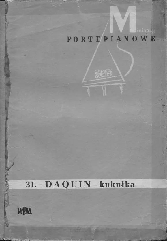 télécharger la partition d'accordéon Miniatury Fortepianowe / Kukułka / Le Coucou au format PDF