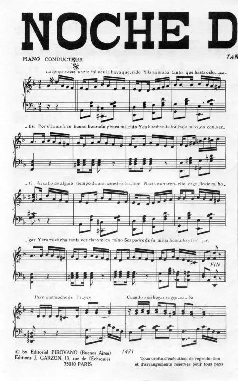 télécharger la partition d'accordéon Noche de Reyes (Orchestration Complète) (Tango) au format PDF