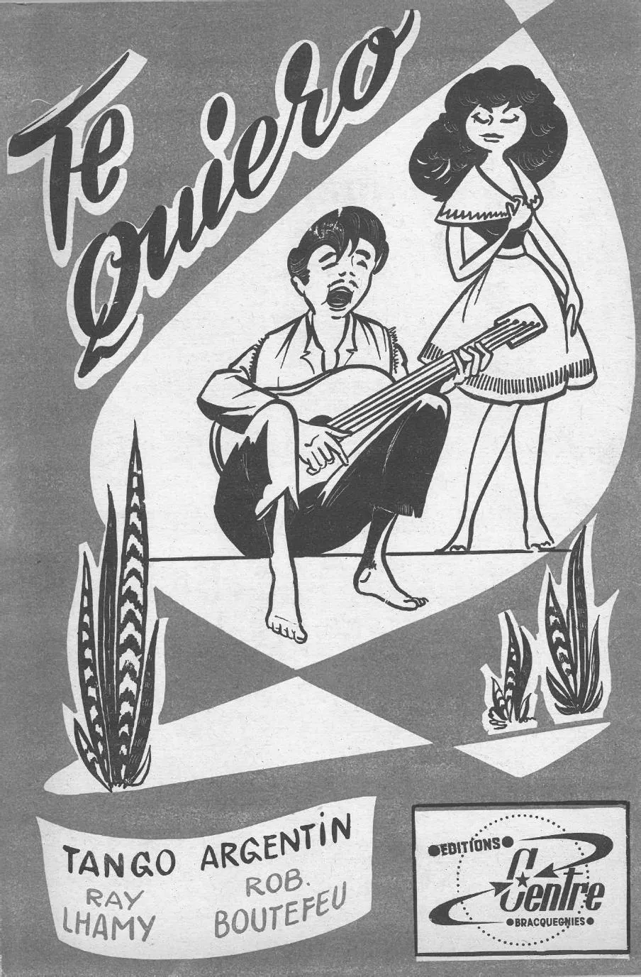 télécharger la partition d'accordéon Te quiero (Tango Argentin) au format PDF