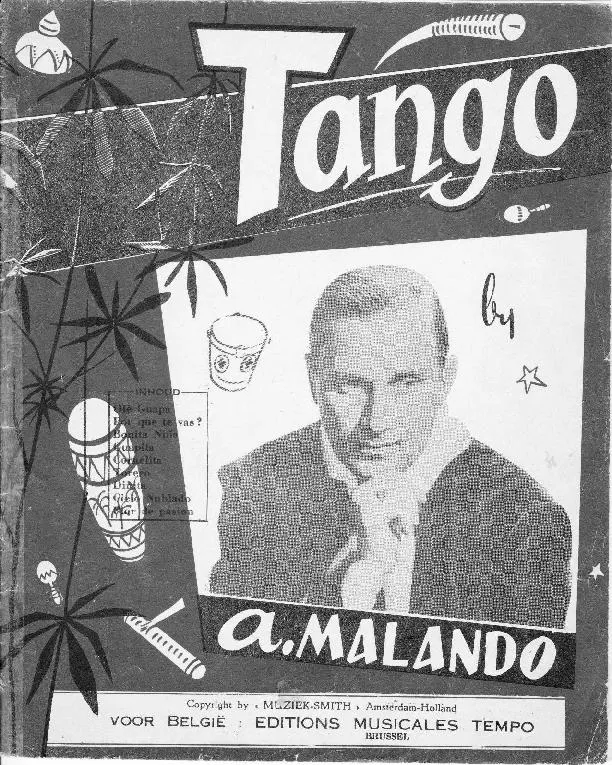 télécharger la partition d'accordéon Arie Malando : Recueil Tango (9 Titres) au format PDF