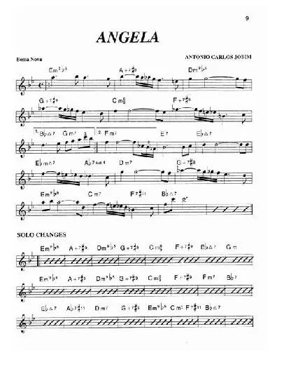 télécharger la partition d'accordéon Angela (Bossa Nova) au format PDF