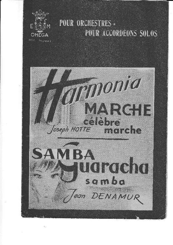 télécharger la partition d'accordéon Harmonia Marche (Orchestration) au format PDF