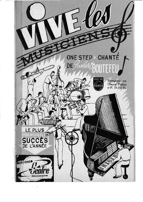 télécharger la partition d'accordéon Vive les musiciens (Orchestration) (One Step) au format PDF