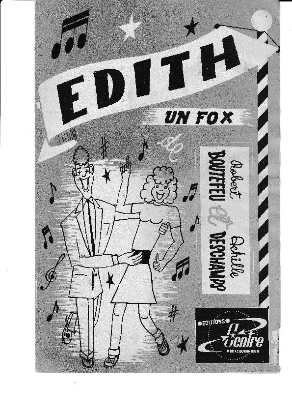 télécharger la partition d'accordéon Edith (Orchestration) (Fox Trot) au format PDF