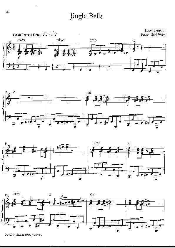 télécharger la partition d'accordéon Jingle bells (Arrangement : Susi Weiss) (Chant de Noël) au format PDF