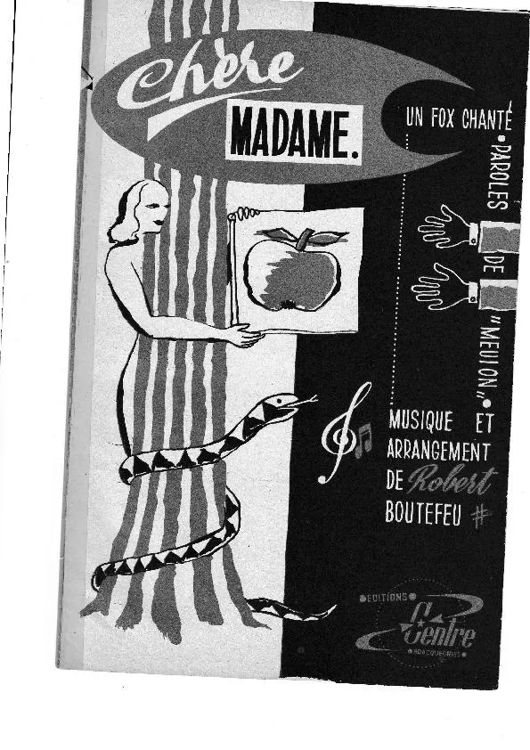 télécharger la partition d'accordéon Chère Madame (Orchestration) (Fox Trot Chanté) au format PDF