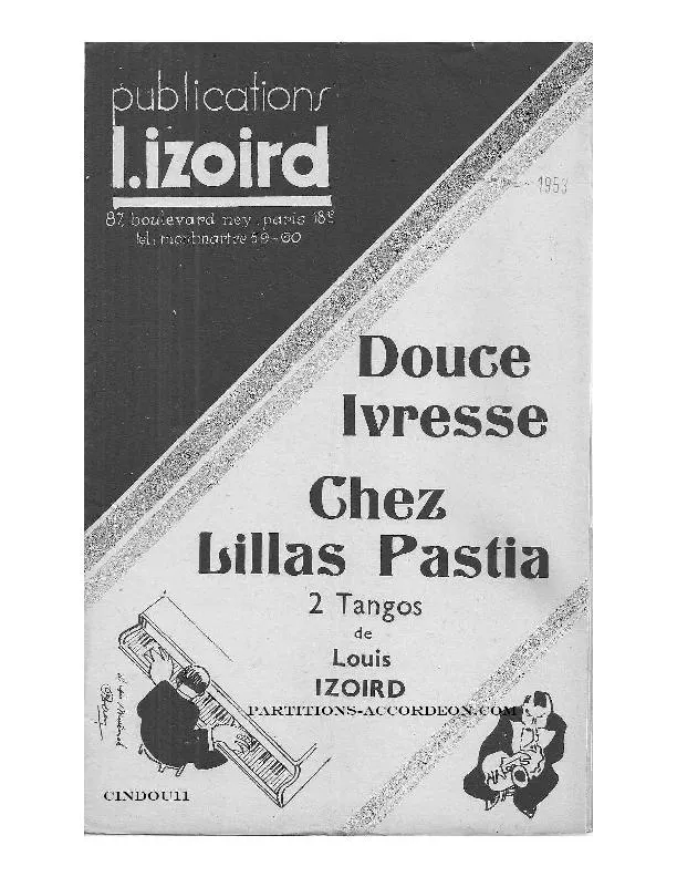 télécharger la partition d'accordéon Douce Ivresse (Orchestration) (Tango) au format PDF