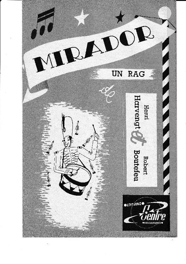 télécharger la partition d'accordéon Mirador (Orchestration) (Rag) au format PDF
