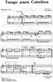 télécharger la partition d'accordéon Tango Para Catalina (Orchestration Complète) au format PDF