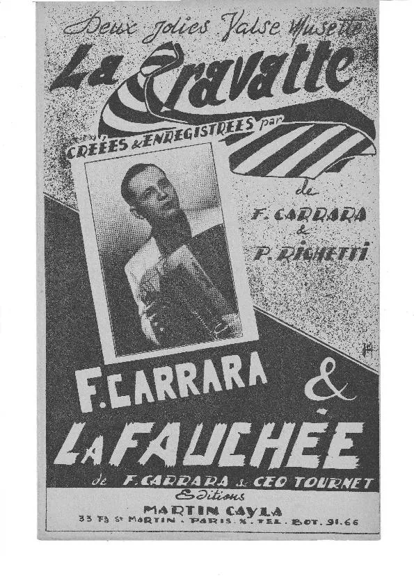 télécharger la partition d'accordéon La Cravatte (Valse Musette) au format PDF