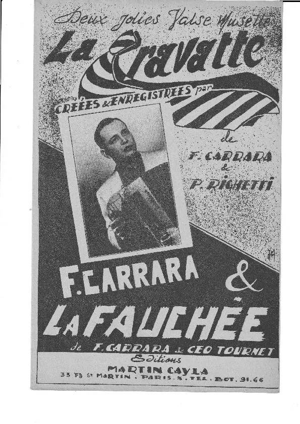 télécharger la partition d'accordéon La Fauchée (Valse Musette) au format PDF