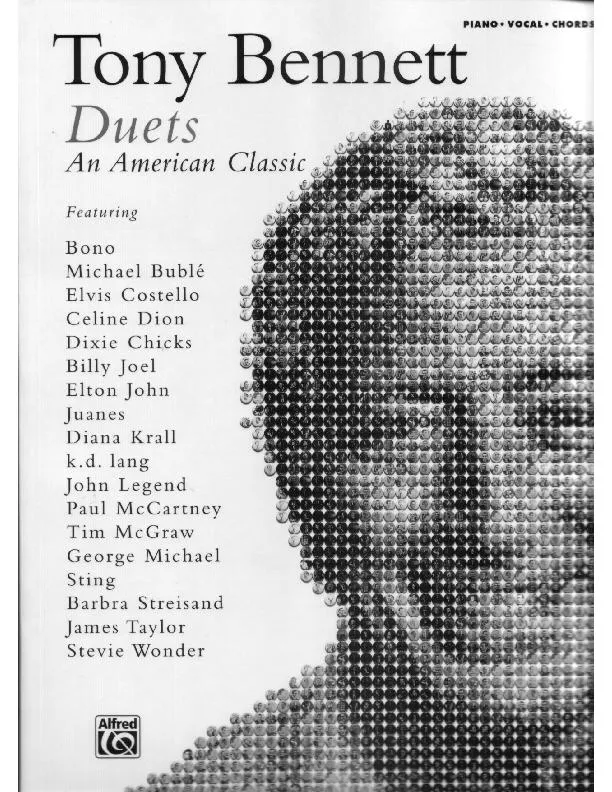 télécharger la partition d'accordéon Tony Bennett : Duets An American Classic ( 37 Titres) au format PDF