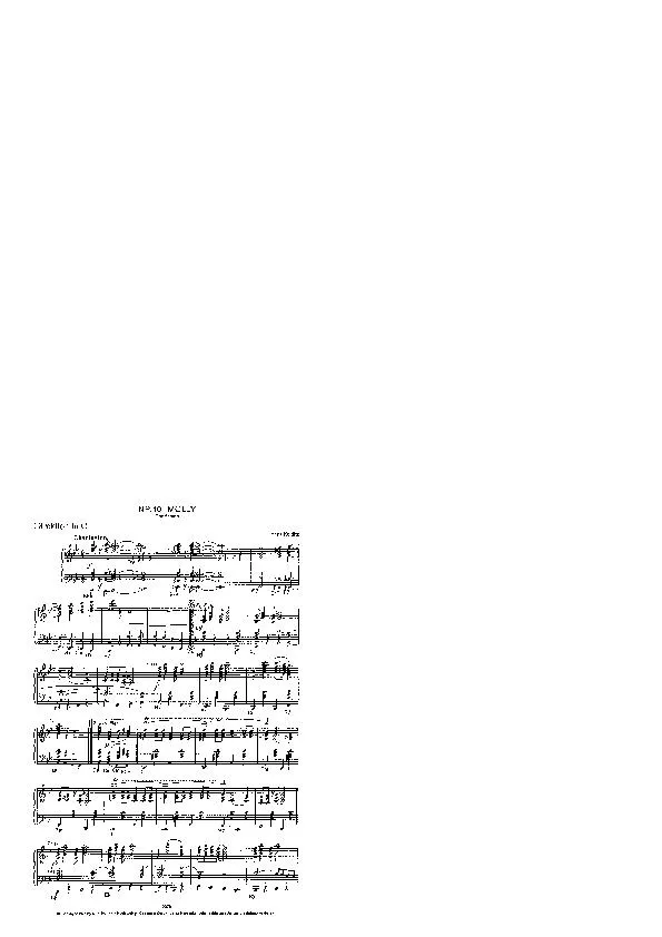 télécharger la partition d'accordéon Molly (Charleston) au format PDF