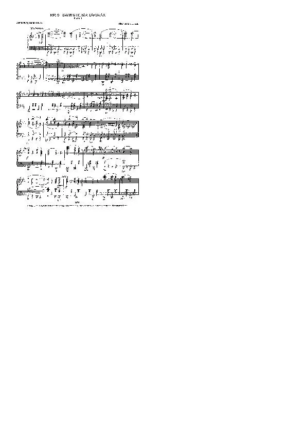télécharger la partition d'accordéon Swing it Mr Dvorak (Arrangement : Hans Kolditz) (Fox-Trott) au format PDF