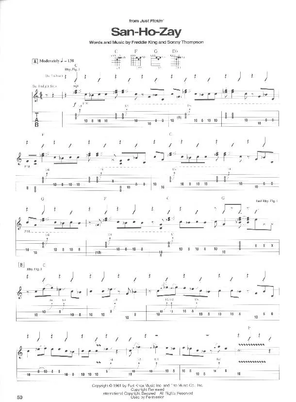 télécharger la partition d'accordéon San Ho Zay (Soul Swing) au format PDF