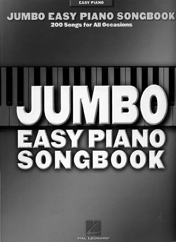 télécharger la partition d'accordéon Jumbo Easy Piano Songbook (200 Songs for All Occasions) au format PDF