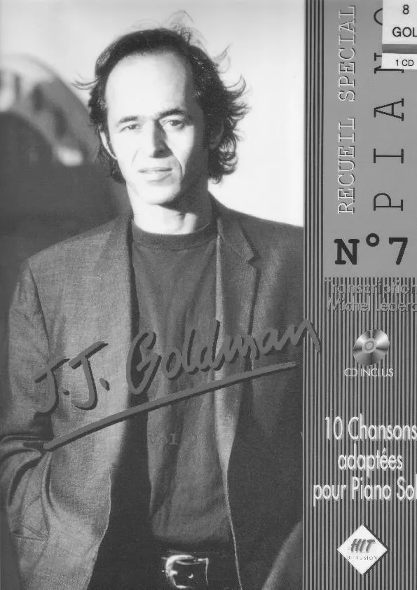 télécharger la partition d'accordéon Recueil Spécial Piano n°7 : Jean-Jacques Goldman / 10 Chansons adaptées pour Piano Solos (Arrangement : Michel Leclerc) (Volume 2) au format PDF