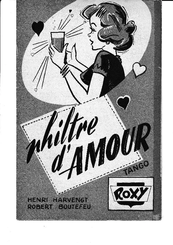 télécharger la partition d'accordéon Philtre d'amour (Orchestration Complète) (Tango) au format PDF